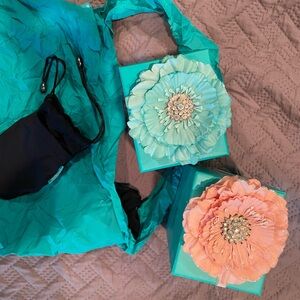 Tieks boxes with flowers and bag